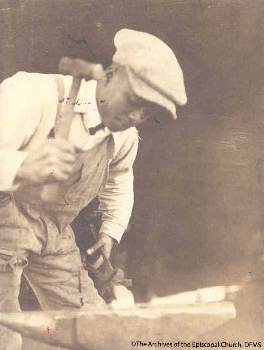 A Student Learning Blacksmithing At Okolona