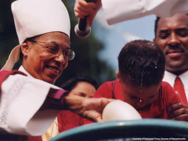 Bishop Harris Baptizing