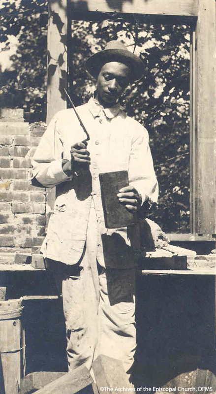 St. Augustine&#039;s Brick-Laying Student