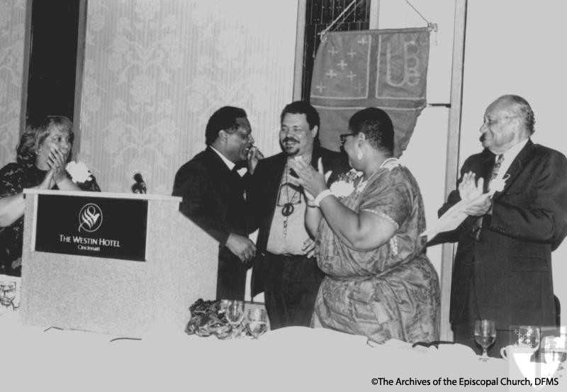 Rev. Rodman Honored By UBE, 1987