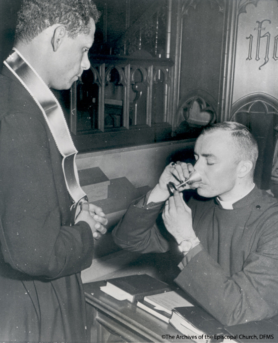 Hunter And Dreisbach Hold Communion During Vigil And Fast