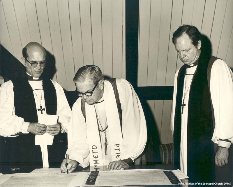 Three Clergy At Gray&#039;s Consecration