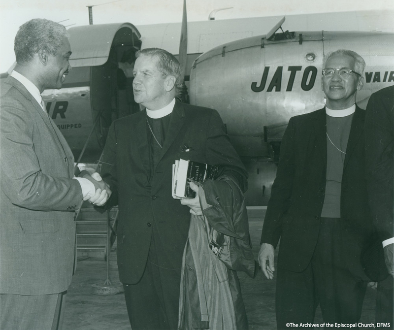 Mills With Presiding Bishop Hines