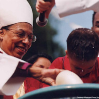 Bishop Harris Baptizing