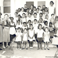 Bible School Class At St. Philip, Dallas 1950