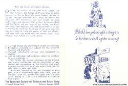 Pamphlet With Prayer For Unity Of All