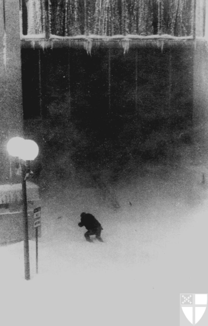 [A lone man battles the el...]