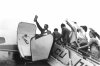 [thumbnail: Boarding a 727 aircraft a...]
