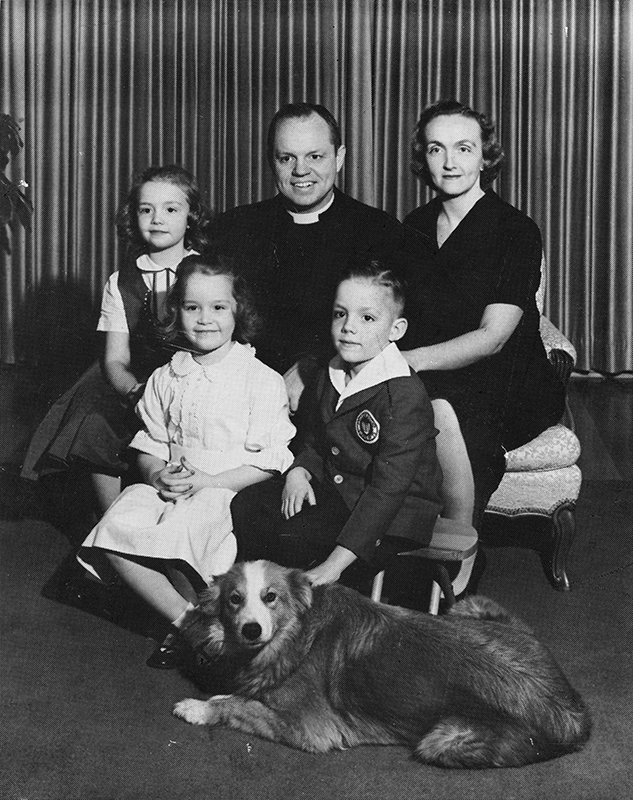 Allin Family With Dog