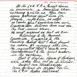 Allin GC 1973 Journal Entry 3