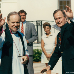 Allin And Bush Waving