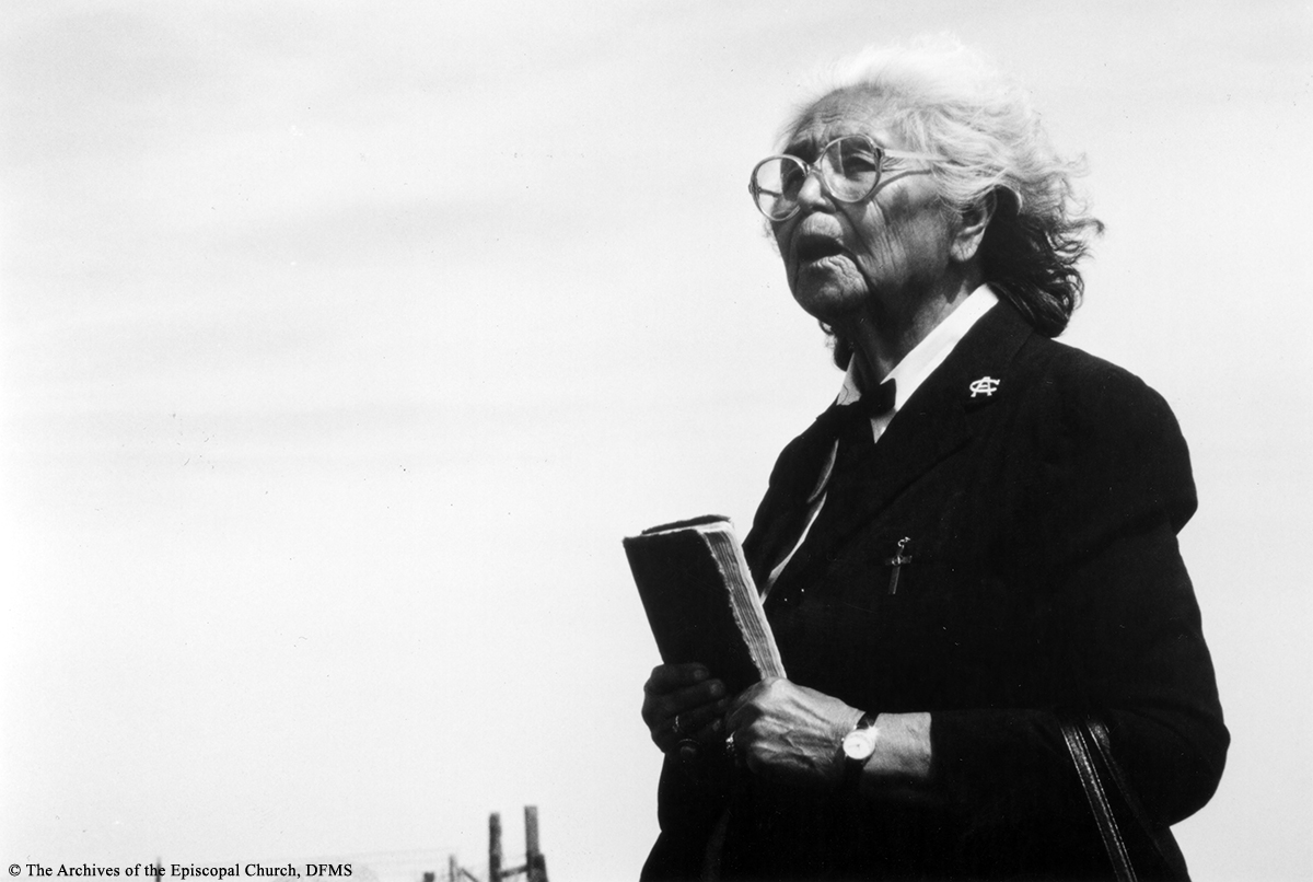 Sister Margaret Hawk, a member of the Church Army, was deeply involved in missionary work on Pine Ridge Reservation from 1963 until her death.