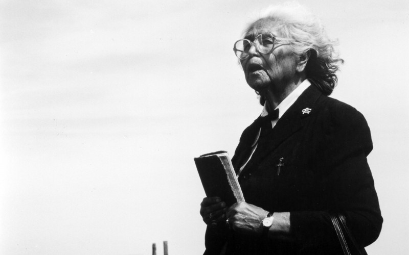 Sister Margaret Hawk, a member of the Church Army, was deeply involved in missionary work on Pine Ridge Reservation from 1963 until her death.